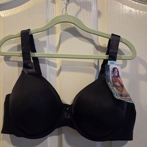 New Vanity Fair Illumination Silky Soft Stretch Side Shaper Bra Black 40C 40 C